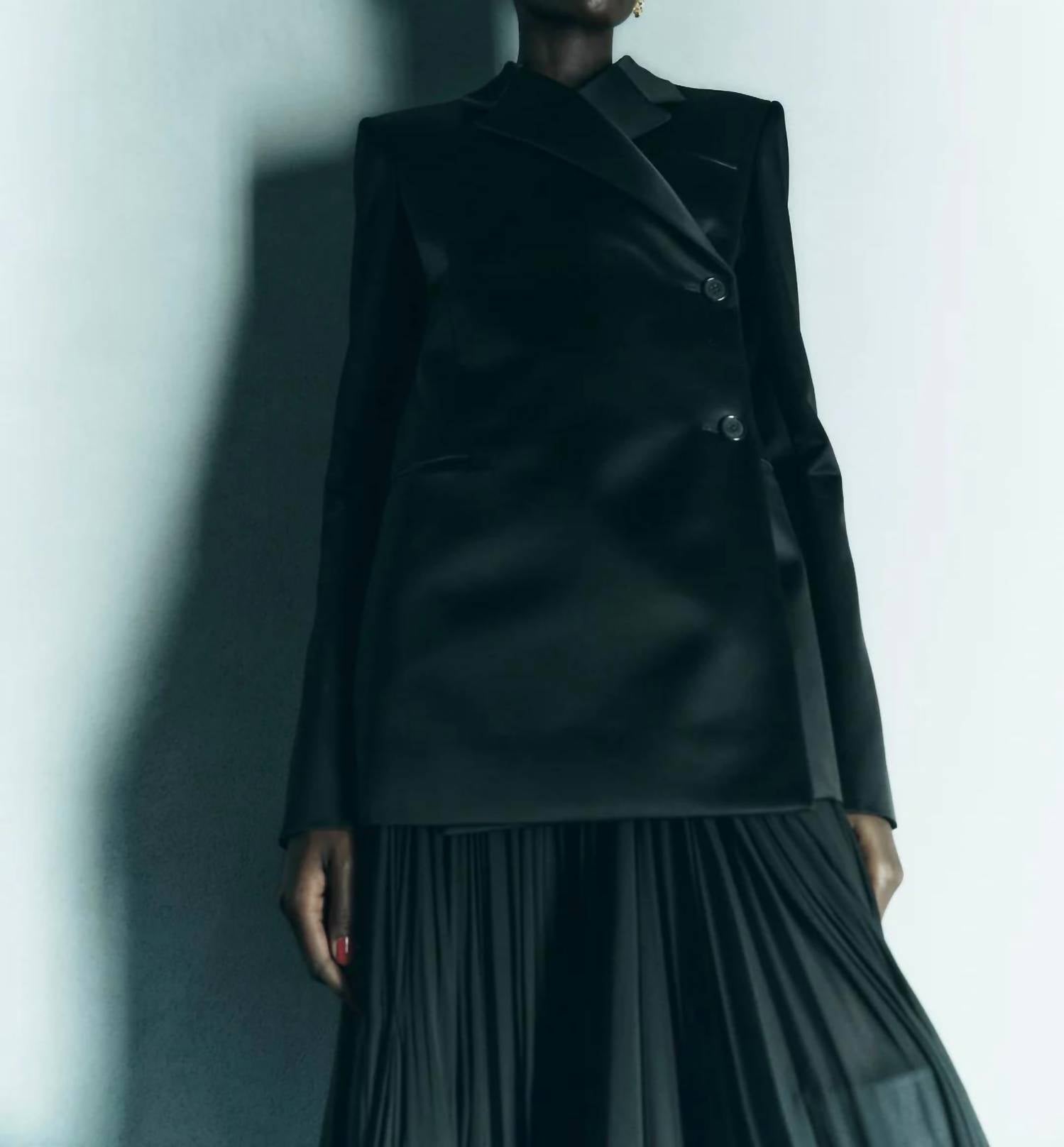 Khaite Otero Jacket in black - women's jacket