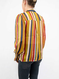 Big Hit Fashion - Stripe Tie Blouse