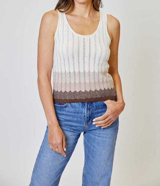 Design History - Sweater Tank - Linen Cbo