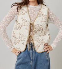 Illa Illa - Paisley Quilted Vest