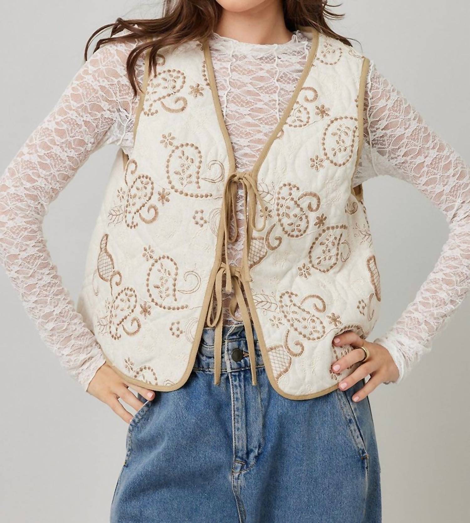 Illa Illa - Paisley Quilted Vest