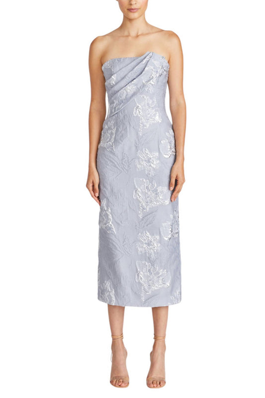 Monique Lhuillier - Jacqueline Jacquard Midi Dress