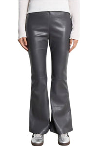 Berenice - Faux Leather Flare Pants