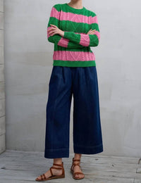 61 Jane - Striped Lightweight Sweater