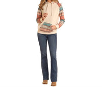 Rock & Roll Denim - Contrast Sleeve Hoodie