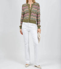 Aldo Martins - Kilie Waves Button Front Cardigan