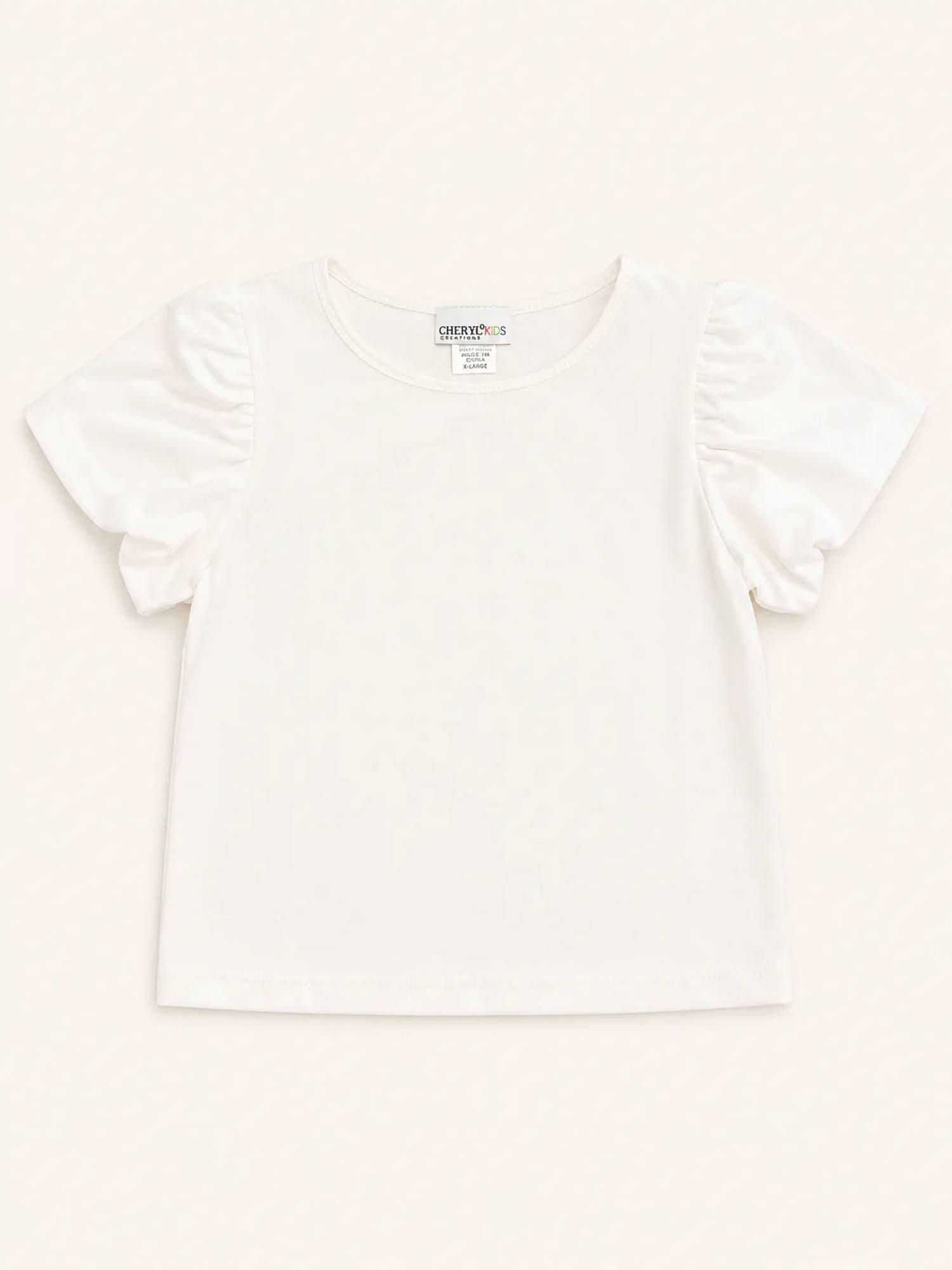 Cheryl Creations - Girl's Bubble Sleeve Shirt