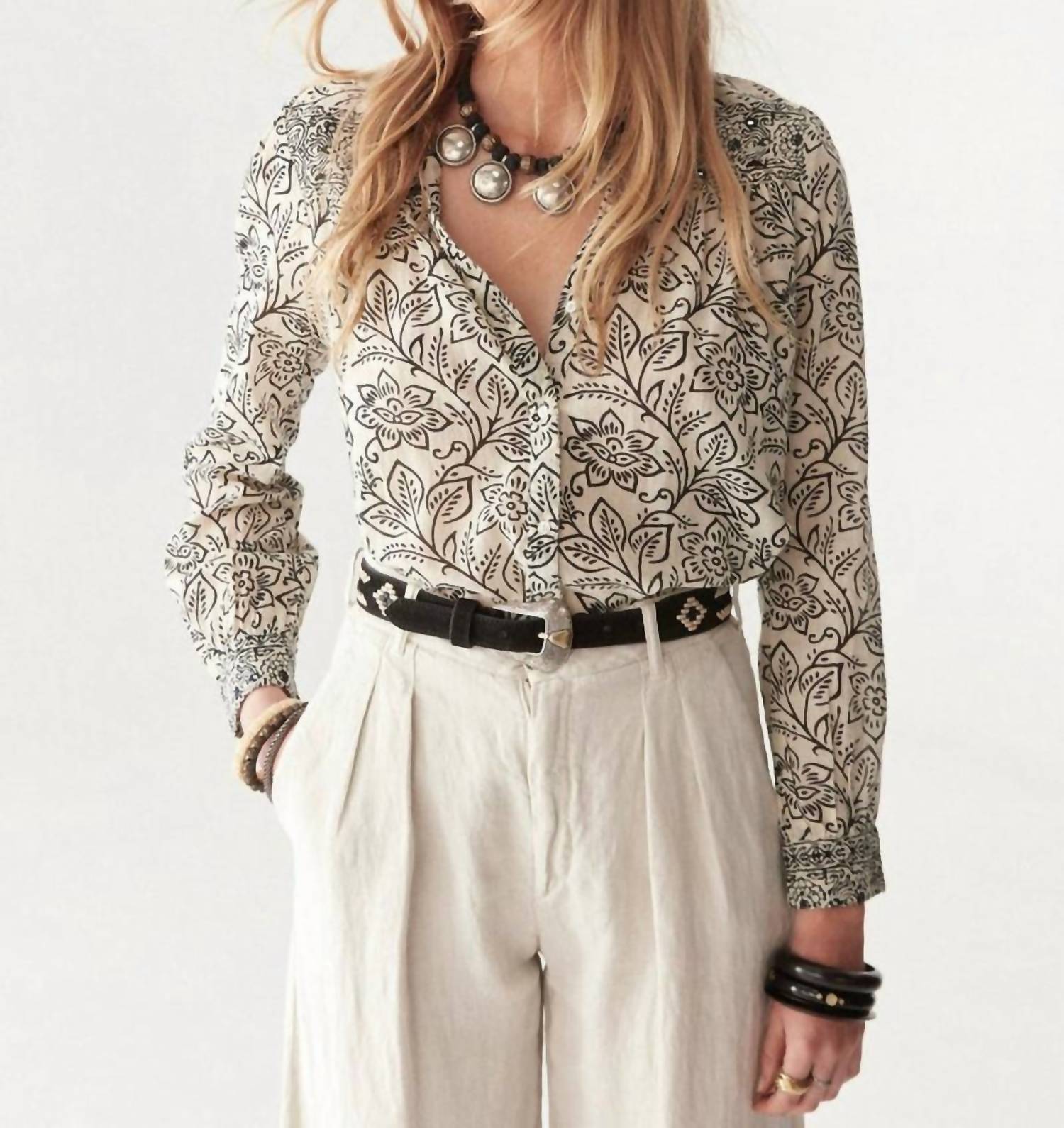 Maison Hotel - Dylan Long Sleeve Blouse