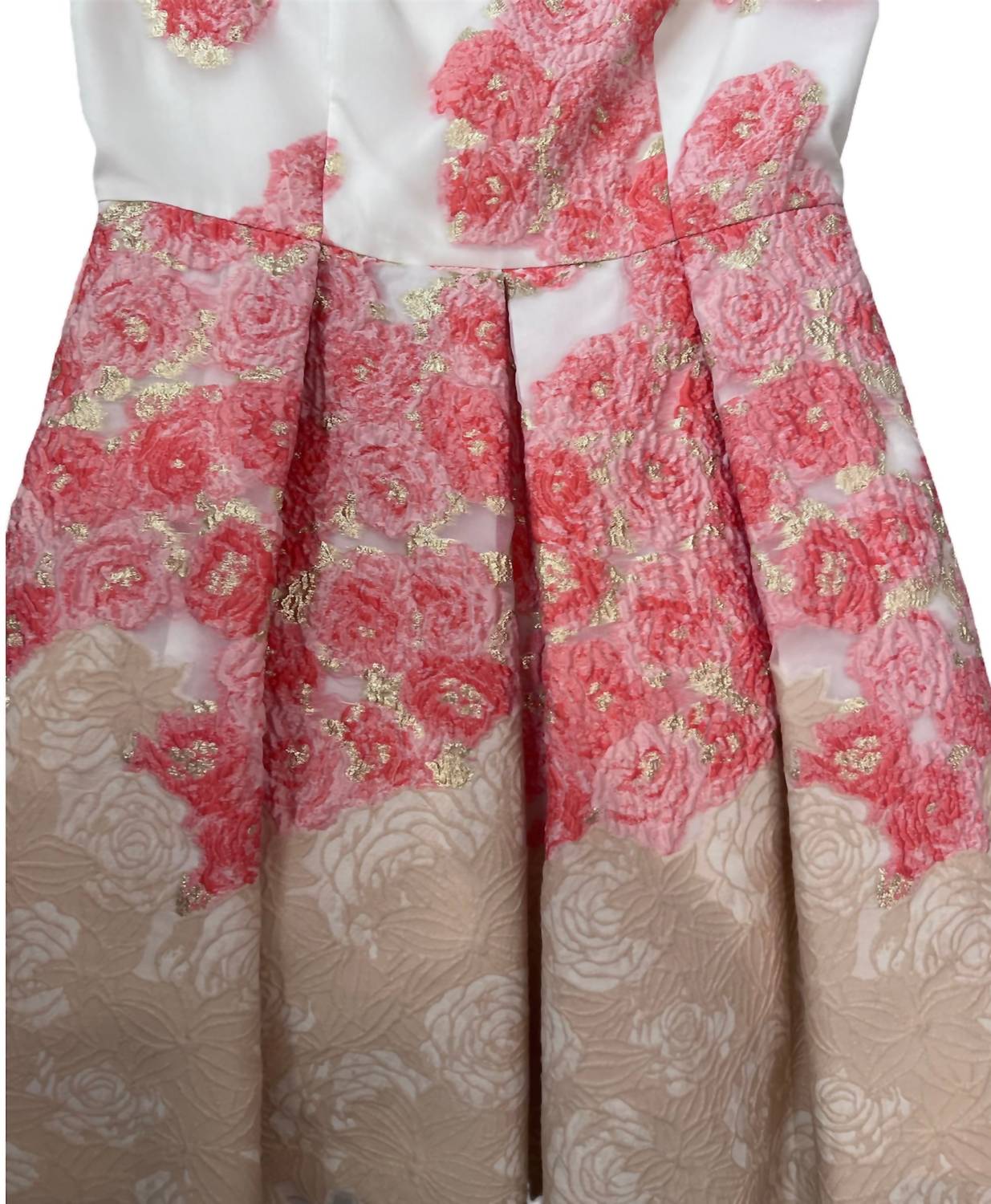 Women's Flower Embroidered Print Dress