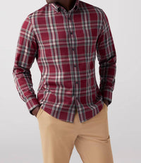 Mizzen + Main - City Flannel Twill Trim Shirt