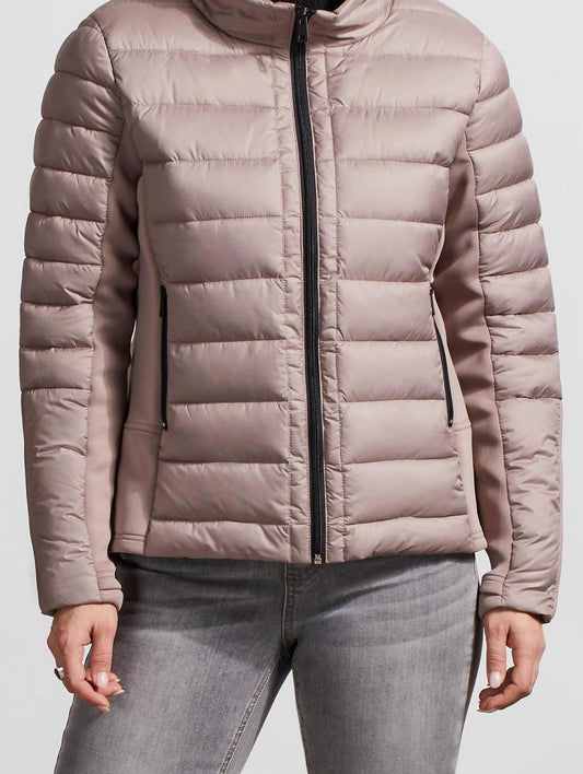 Tribal - Water-Repellent Removable Hood Puffer