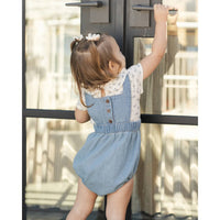 Rylee + Cru - Girl's Denim Romper