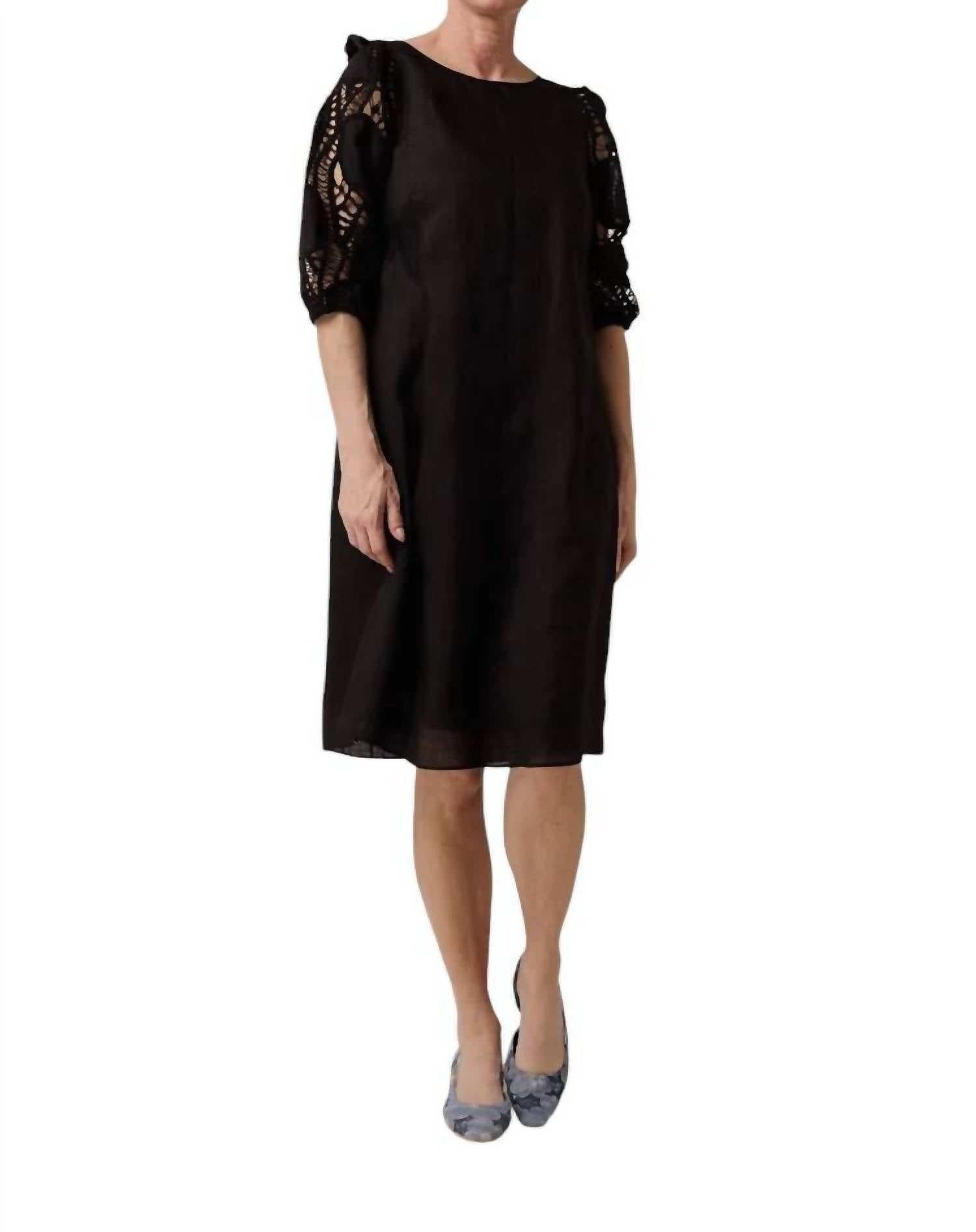 Luisa Cerano - Dress With Crochet Details