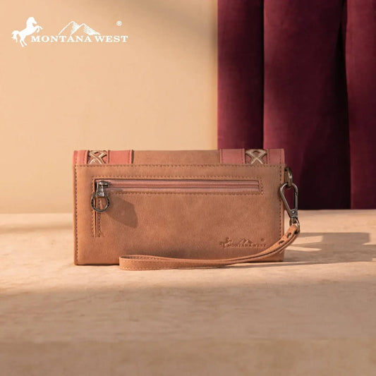 Montana West - Cut-Out Embroidered Collection Wallet