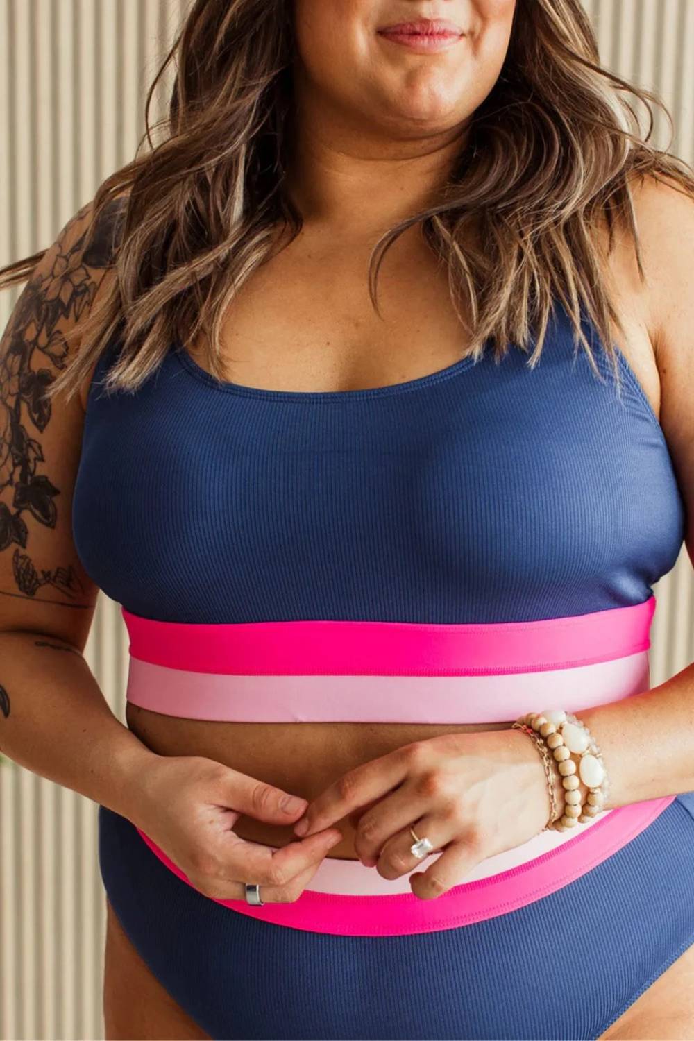Mack & Mal - Ribbed Bralette Swim Top