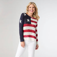 Coco + Carmen - Muriel Burnout Flag Sweater