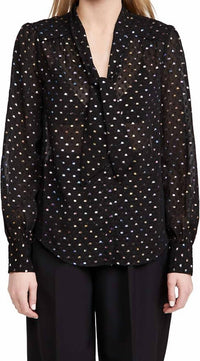 Paige - Cleobelle Long Sleeve Tie Neck Blouse