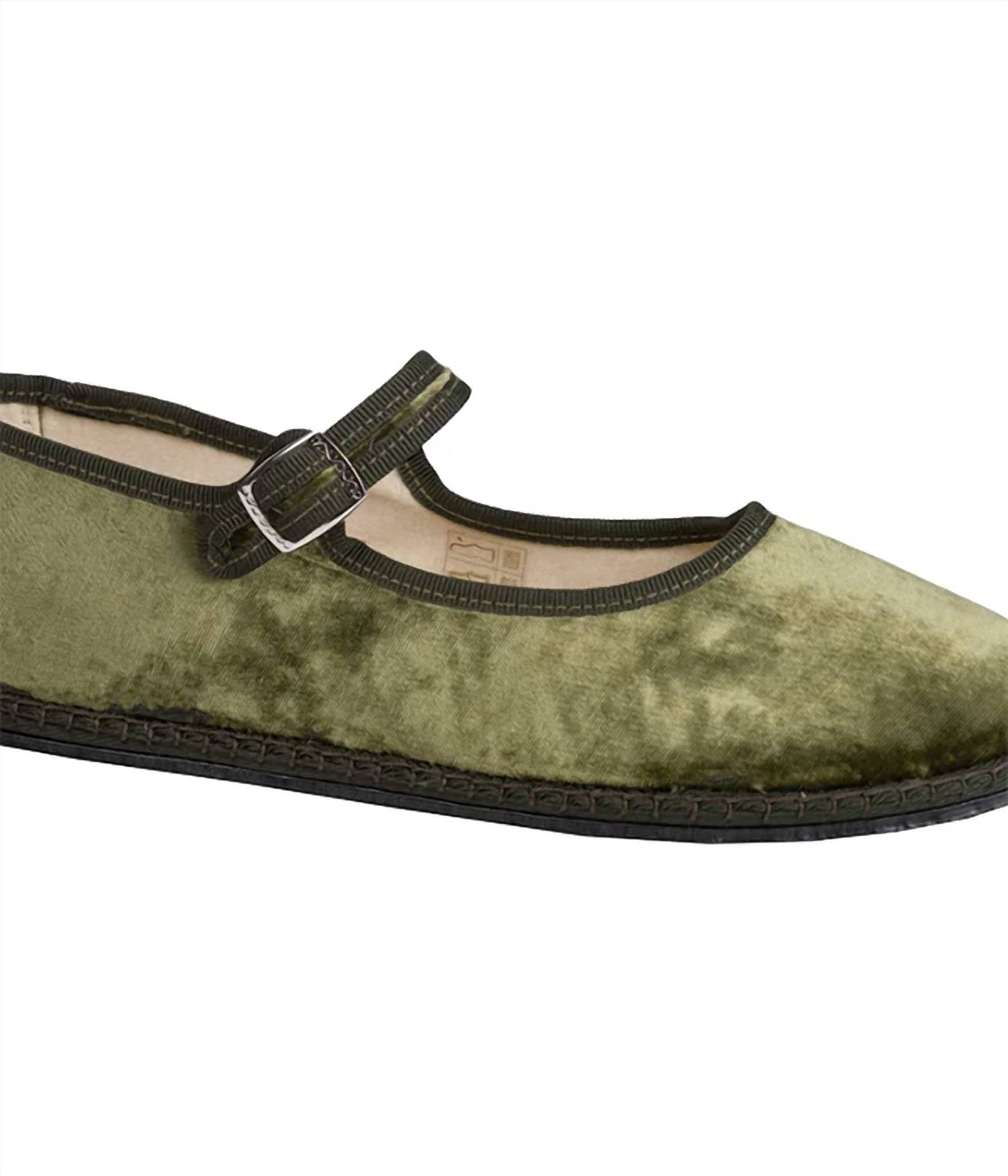 Vibi Venezia - Women's Mary Jane Silk Velvet Shoe