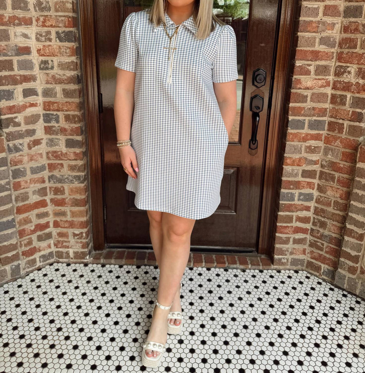 Entro - Half Zip Mini Dress