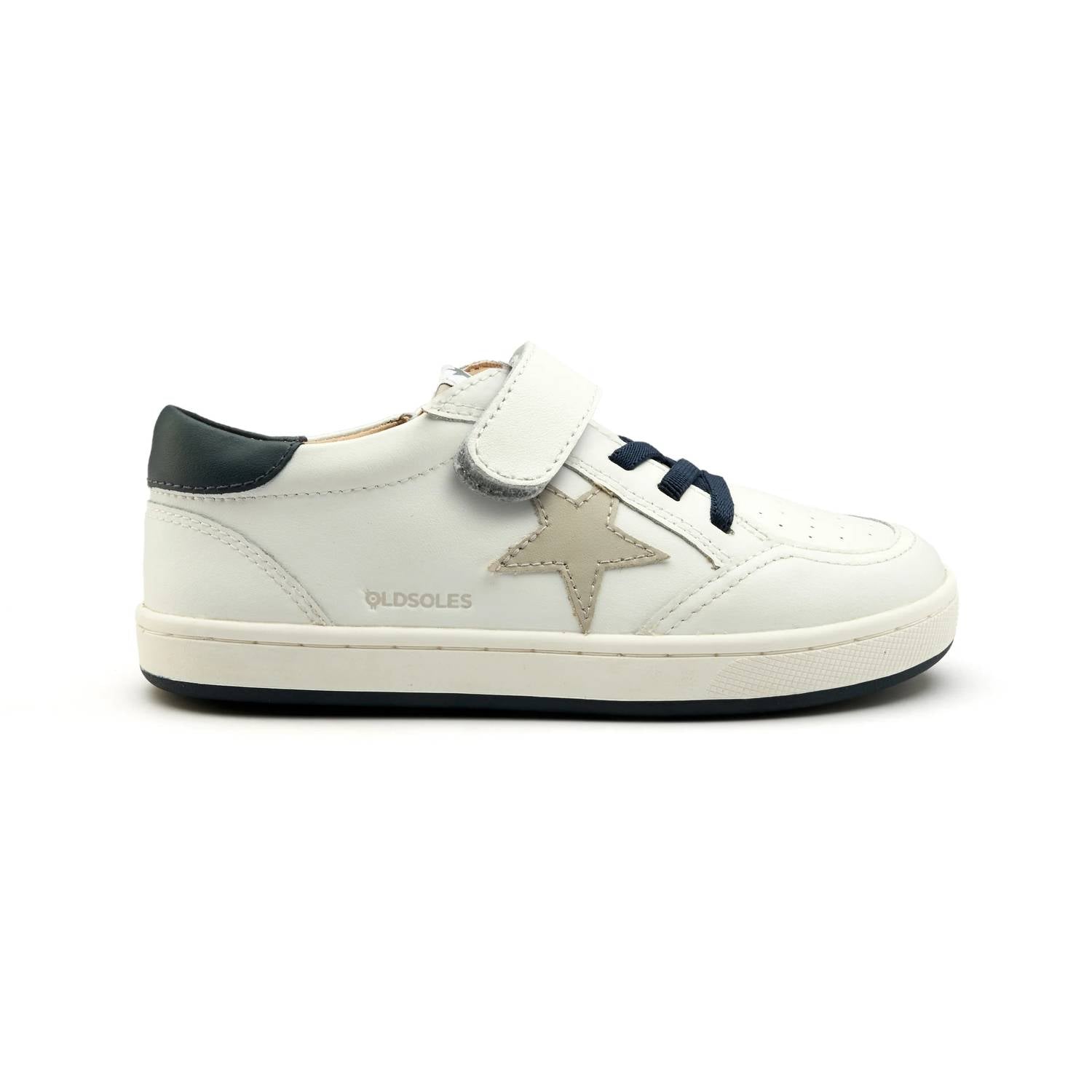 Oldsoles - Kids' Platinum Runner Vl Strap Star Sneakers