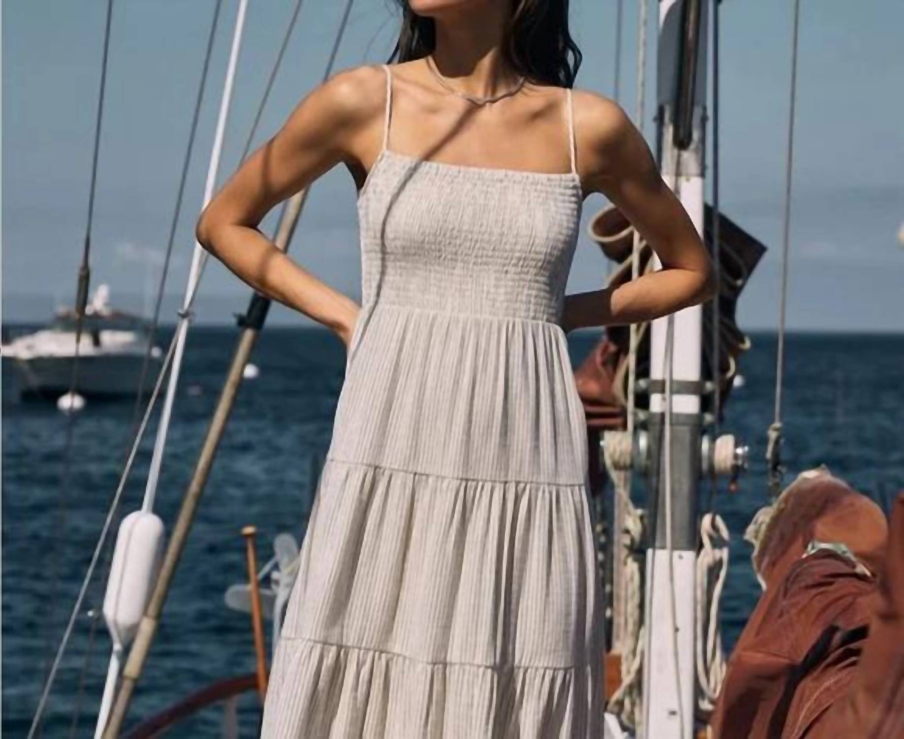 Z Supply - Balos Striped Midi Dress