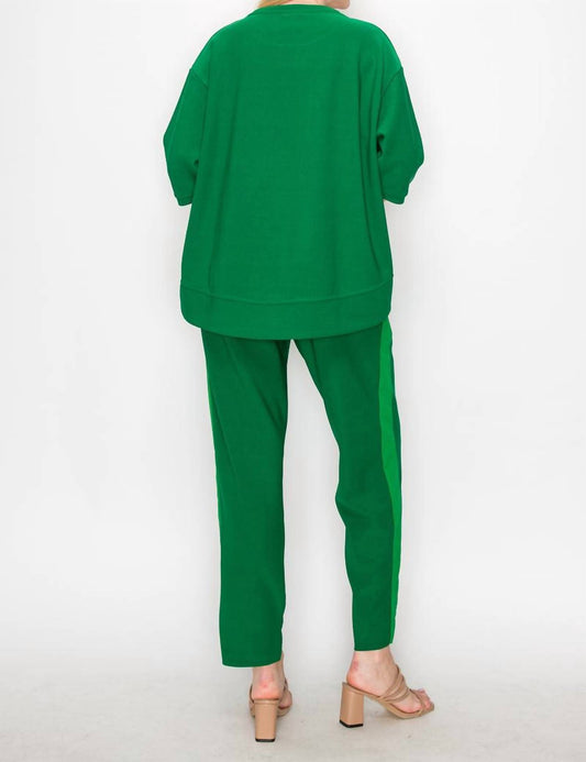 Joh - Karen Knit Crepe Top with Front Pocket