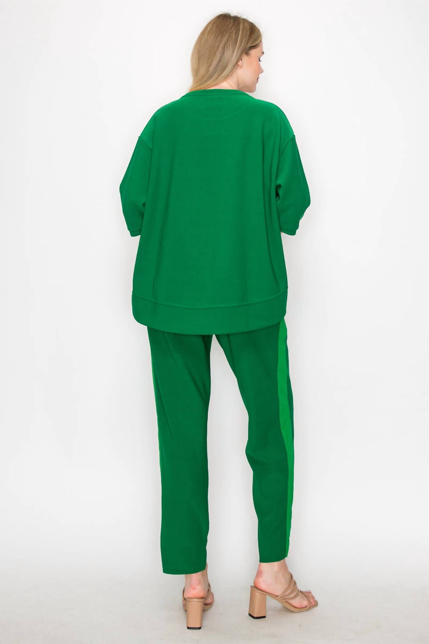 Joh - Karen Knit Crepe Top with Front Pocket