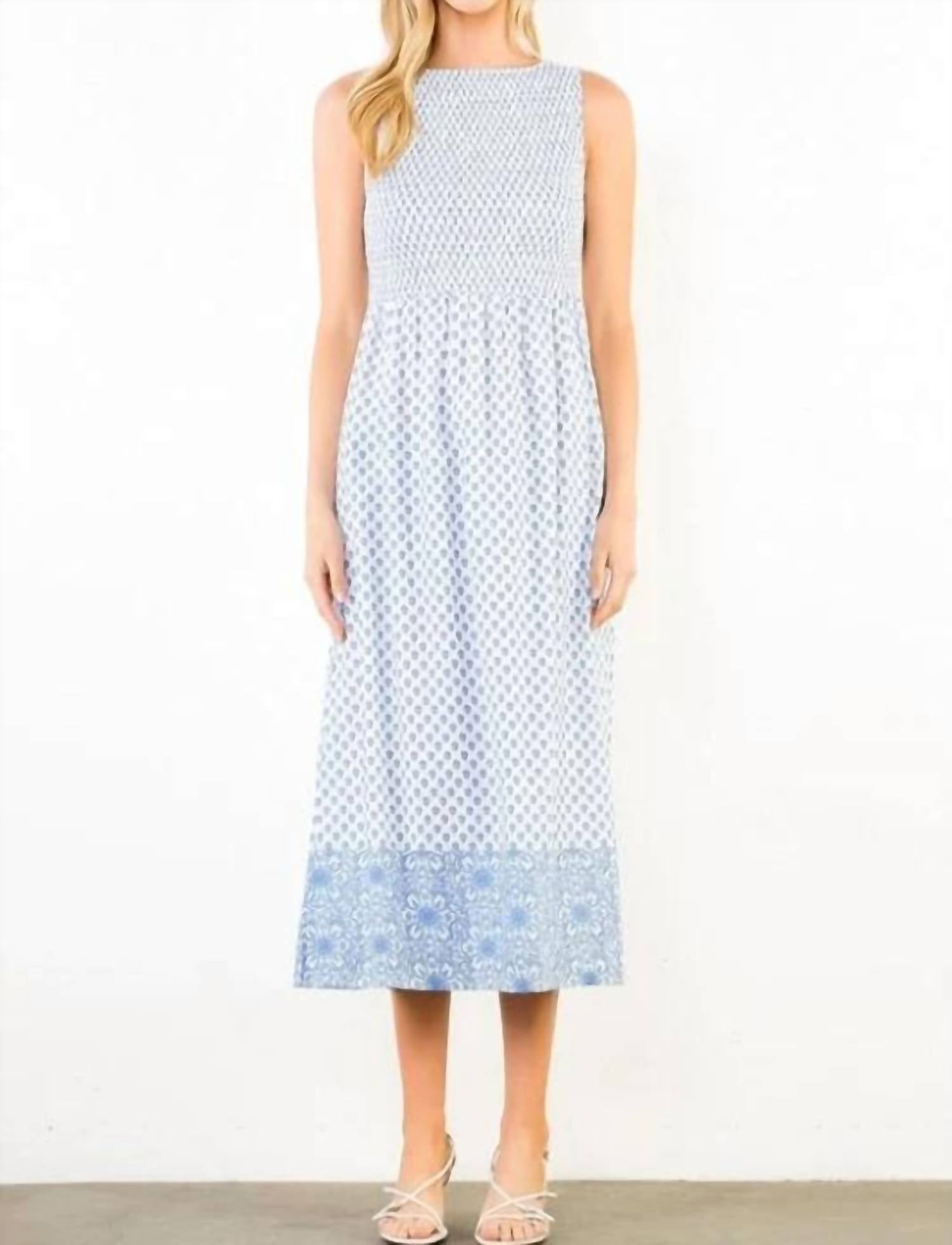 Thml - The Smocked Floral Midi Dress