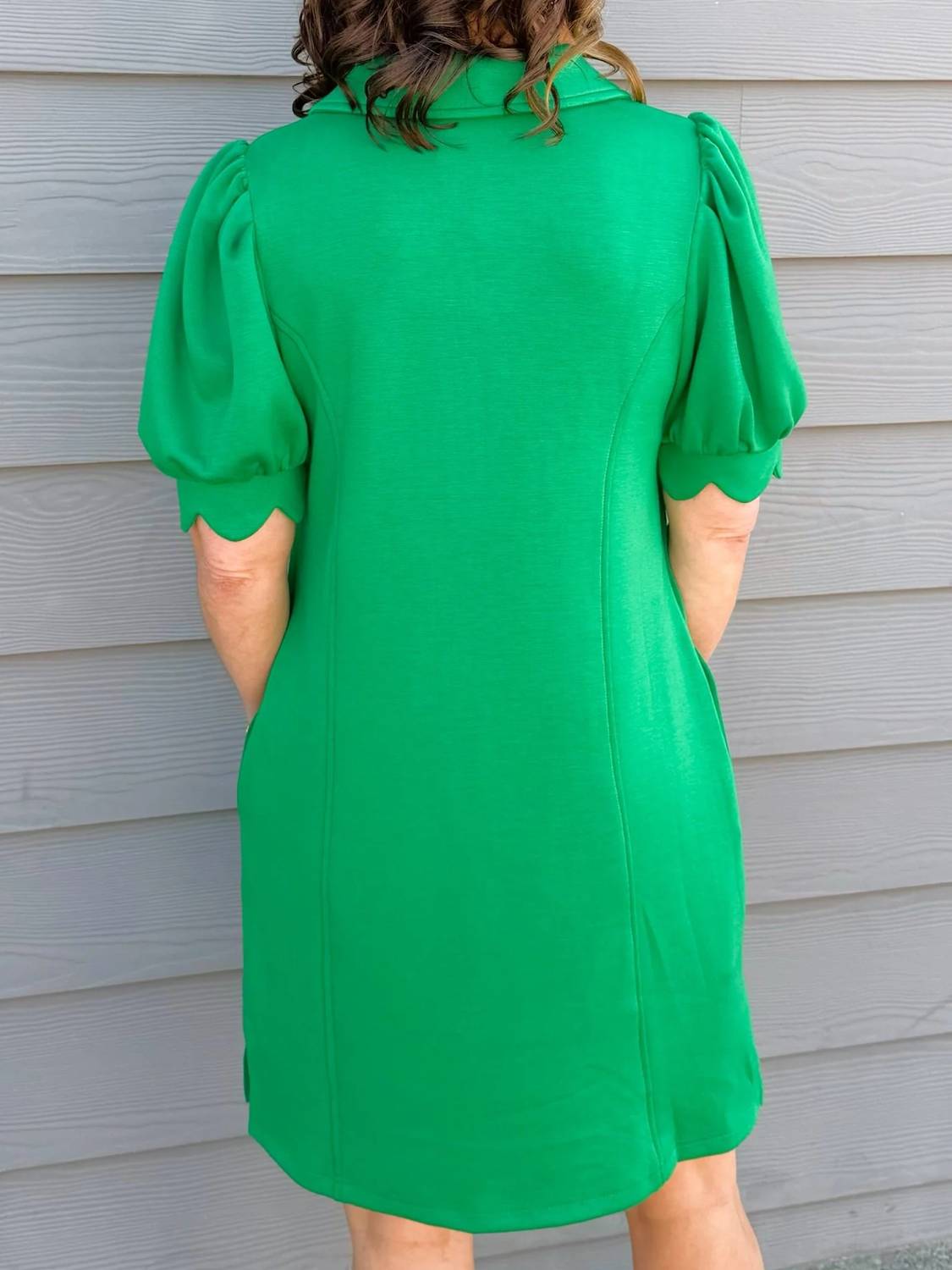 Entro - City Puff Sleeve Dress