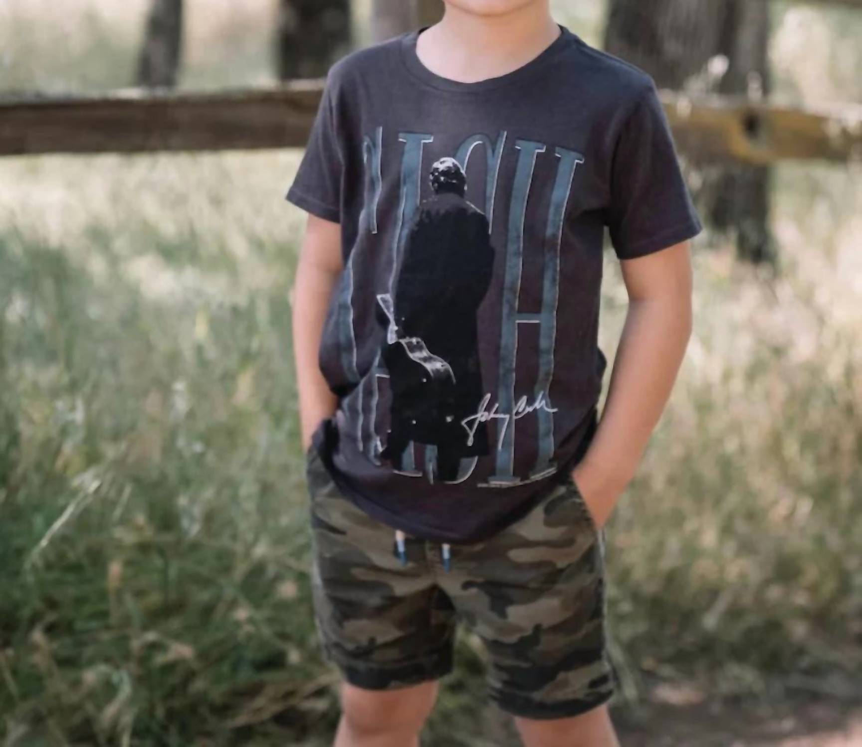 Rowdy Sprout - Kid's Johnny Cash Tee