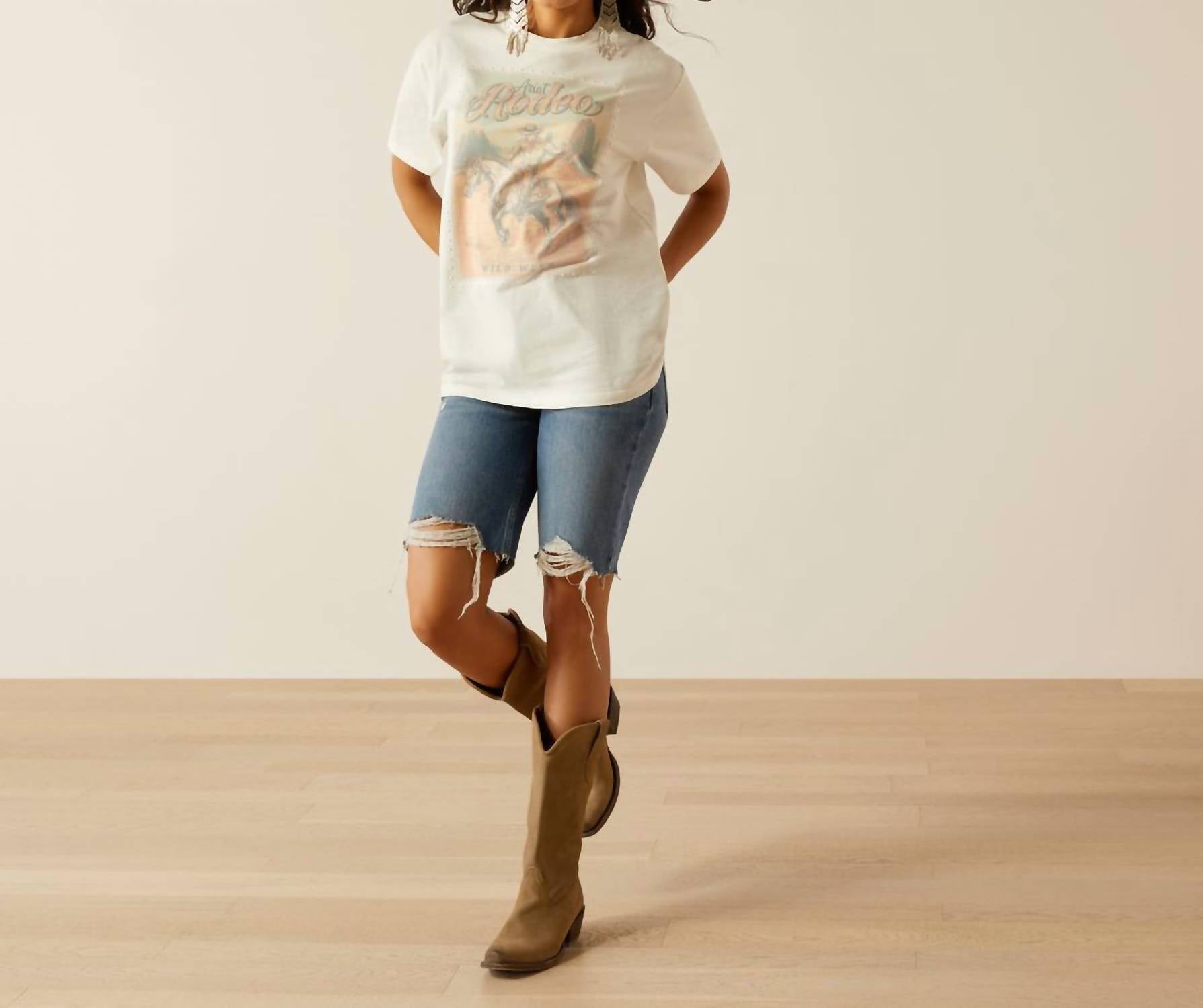 Ariat - Boyfriend Fit Graphic Rodeo Tee
