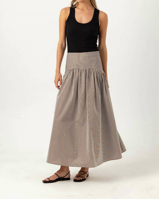Sundays - Stripe Celeste Skirt