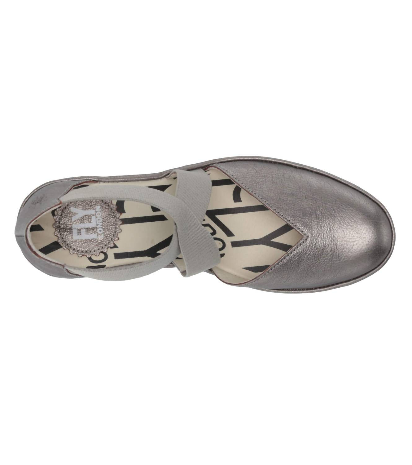 FLY LONDON Women's Paco Wedge Shoes in pewter - women's shoe - view 5