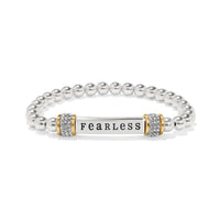 Brighton - Women's Meridian Fearless Two Tone Stretch Bracelet