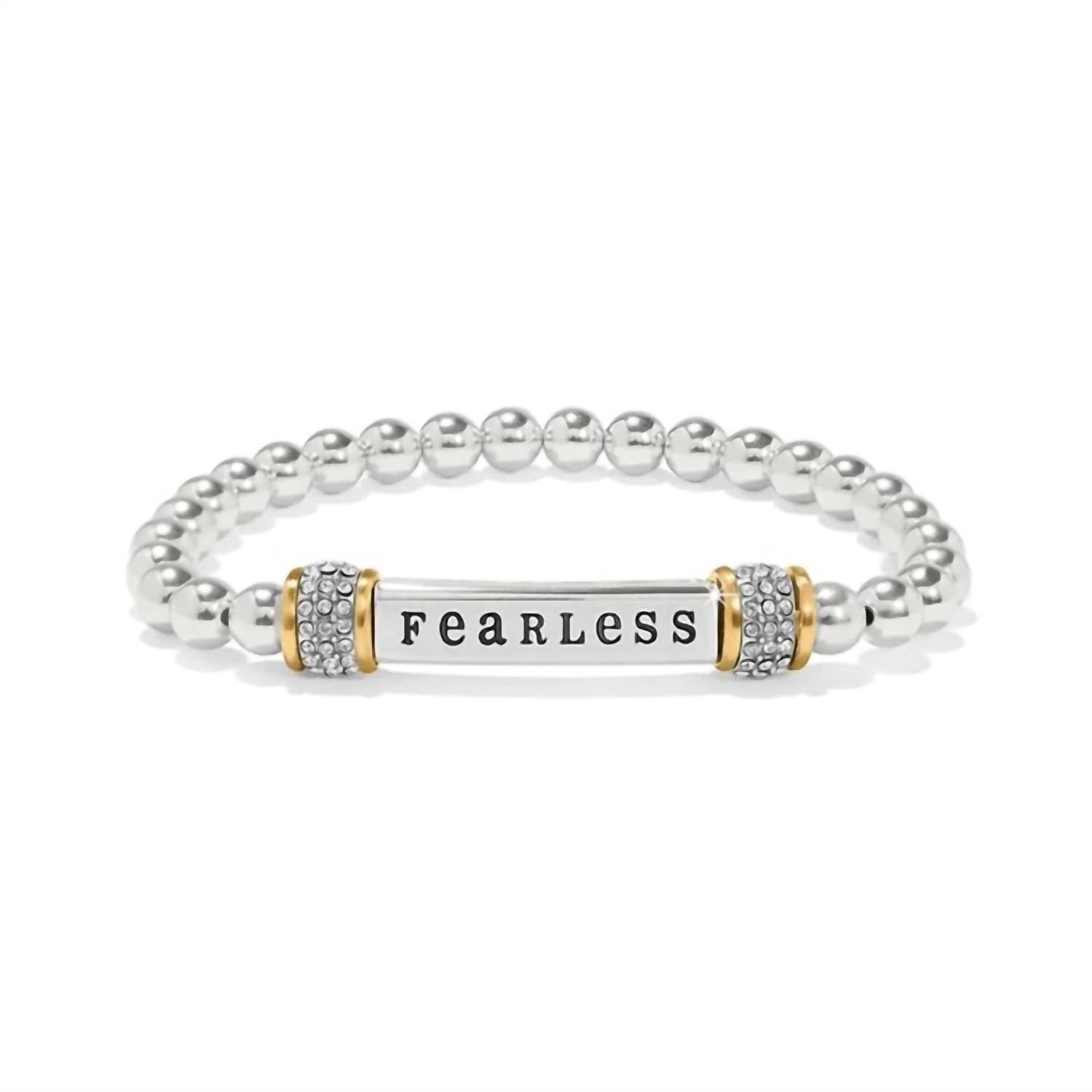 Brighton - Women's Meridian Fearless Two Tone Stretch Bracelet