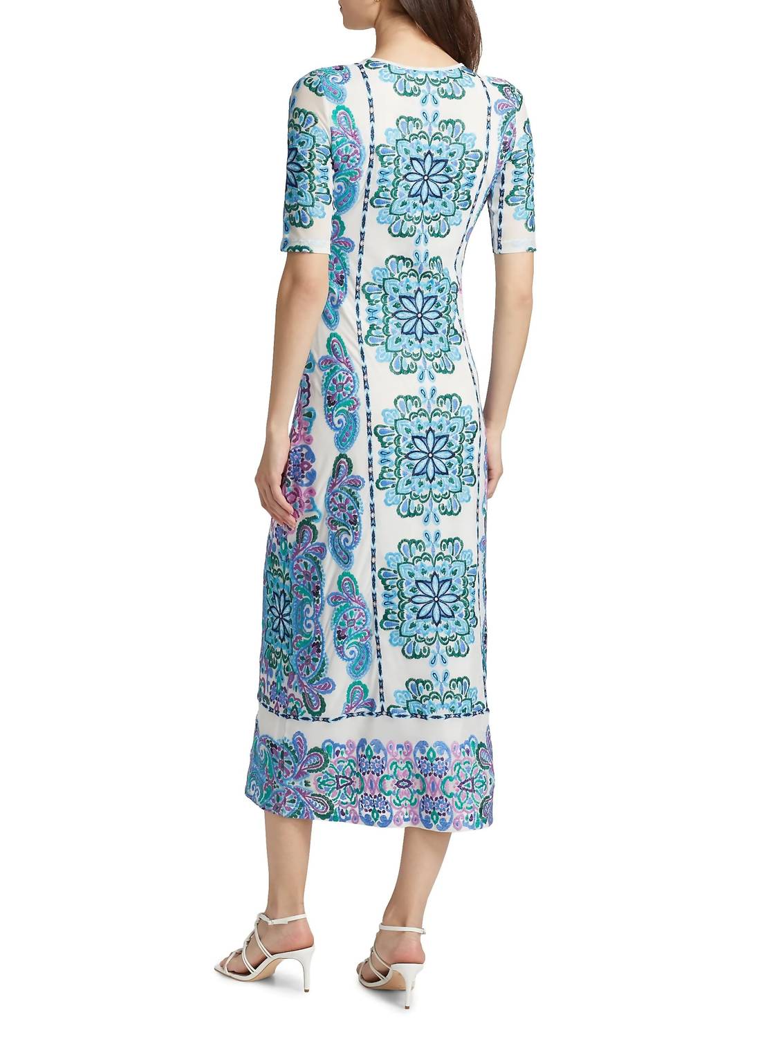 Johnny Was - HADDEY MESH MIDI DRESS