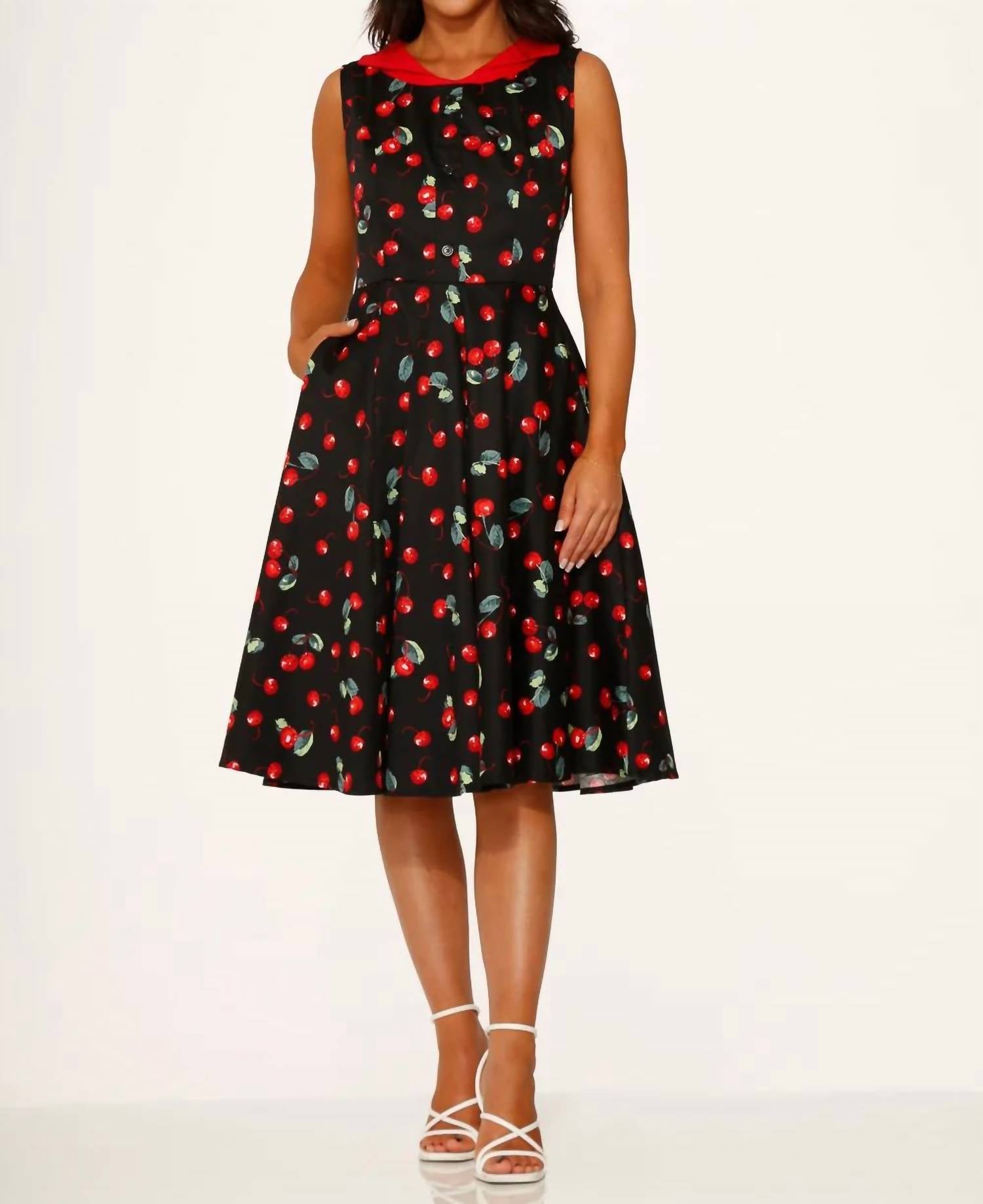 Orchid Bloom - Cherry Swing Dress
