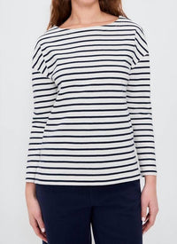 Alex Mill - Avignon Boatneck Striped Tee