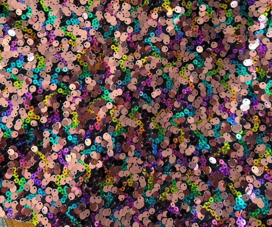 Mia - Girl's Rainbow Sequin Dress