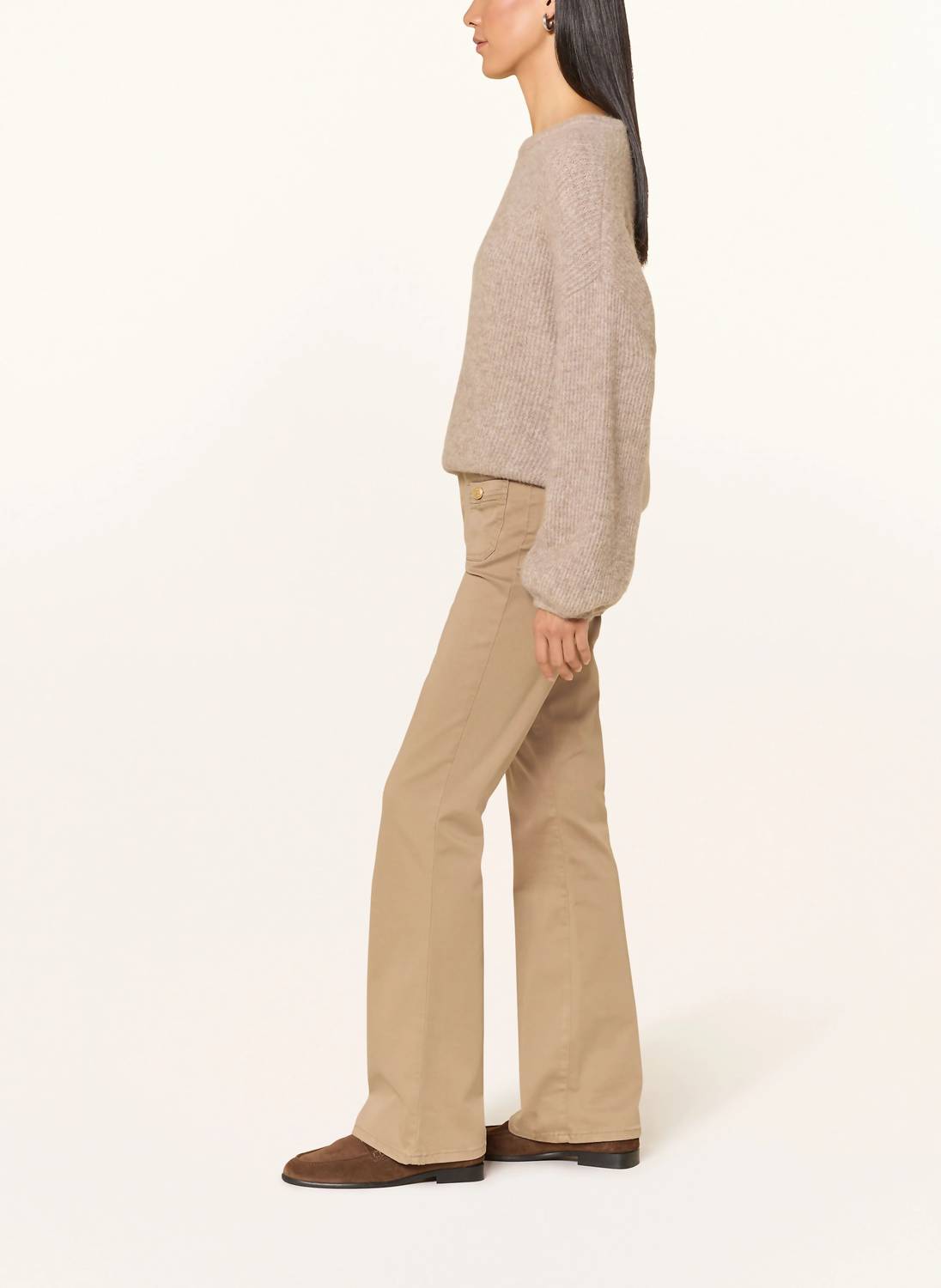 Brax Shakira Slim Bootcut Pant in taupe - women's pants - alternate view