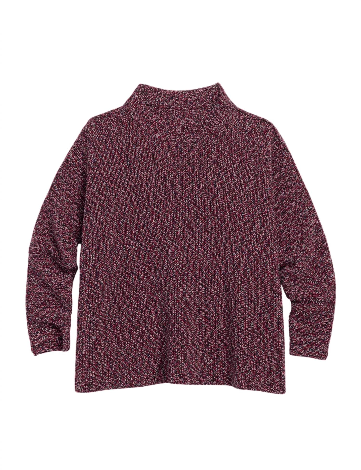 Frank & Eileen Women's Montecito Sweater in red navy white - women's sweater - view 5