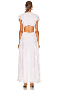 Loveshackfancy - Vania Cotton Cut-out Maxi Dress