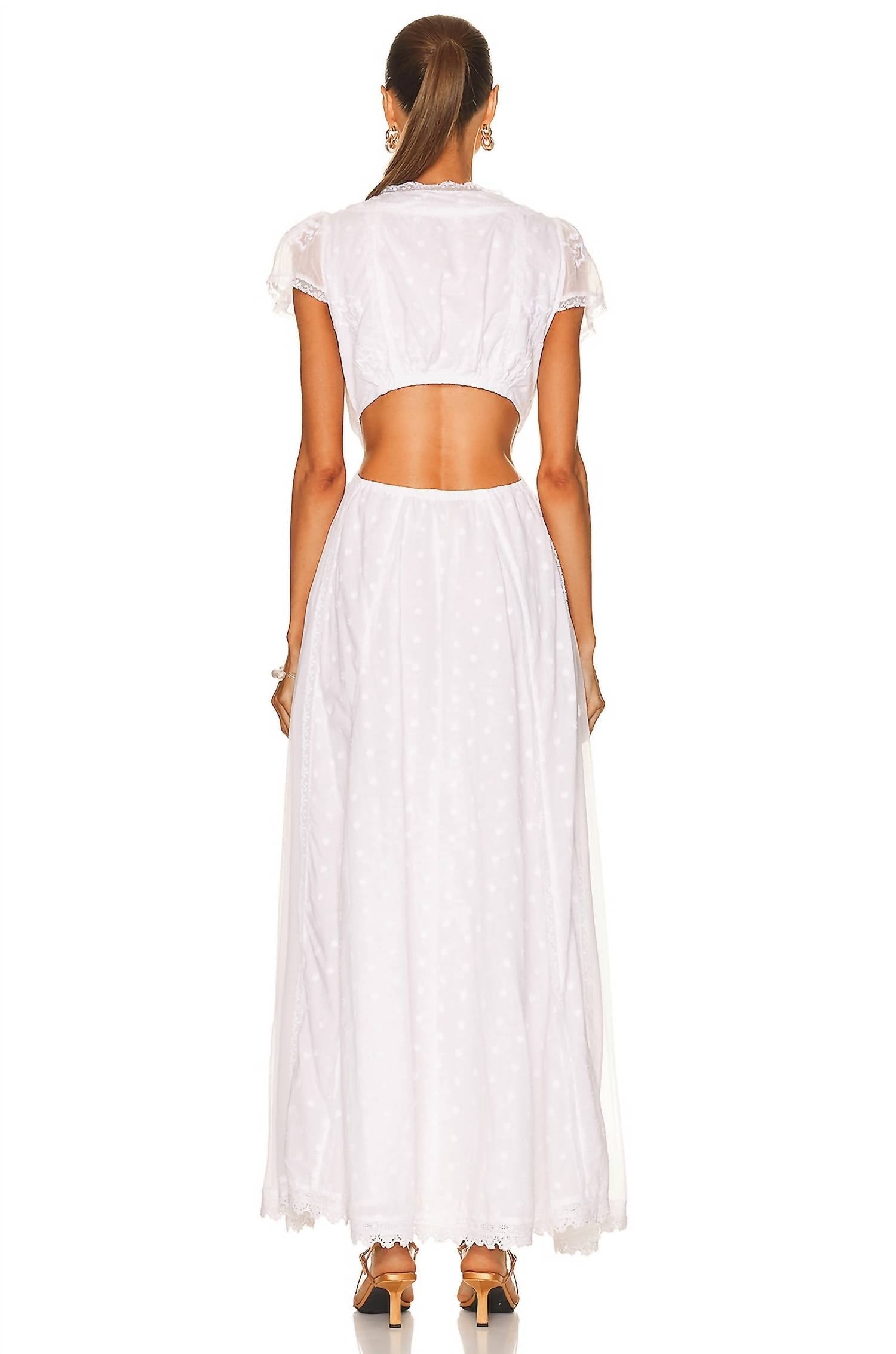 Loveshackfancy - Vania Cotton Cut-out Maxi Dress
