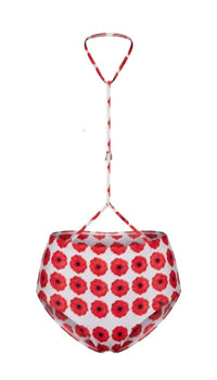Voglia Swimwear Tina Marie Bikini Bottoms in red - women's swimwear - alternate view