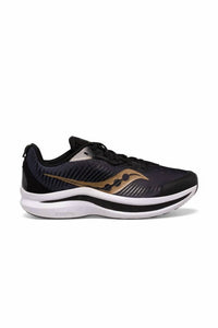 SAUCONY Kid's Endorphin Running Shoes in black gold - kids' sneaker