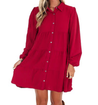She + Sky - Morning Light Button Down Mini Dress