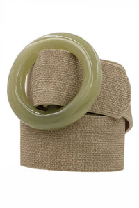 Art Box - Women's Acrylic Buckle Belt