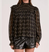 Elan - Geo Print Blouse