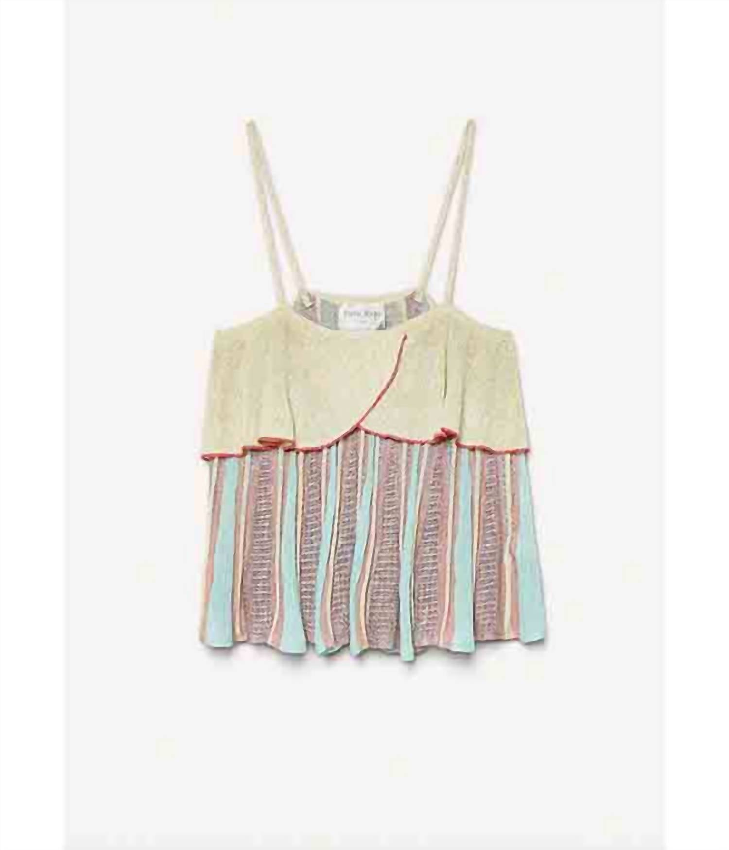 Forte Forte - “les Folies” Jacquard Ruffle Top