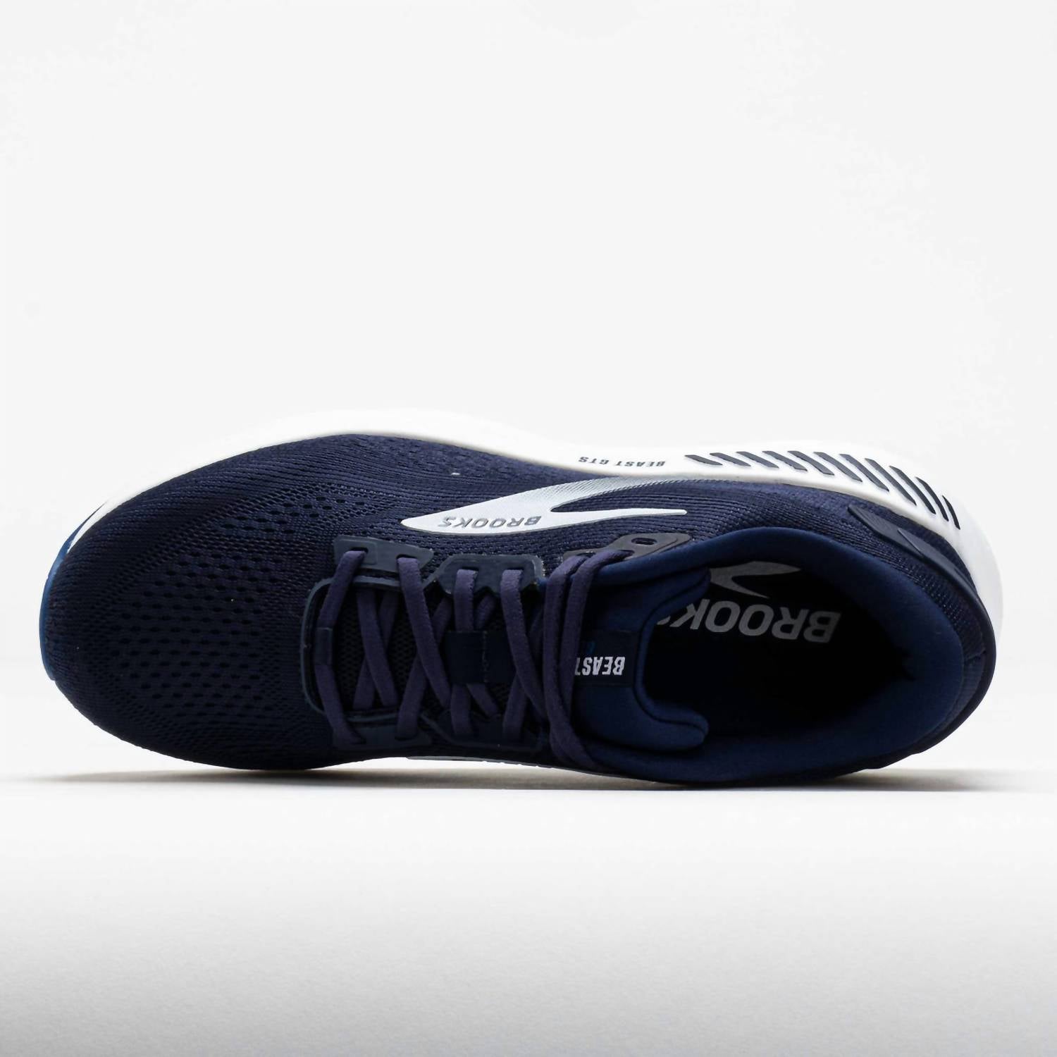 BROOKS Men's Beast Gts 24 Running Shoes in peacoat true navy white 1 - men's shoe - alternate view
